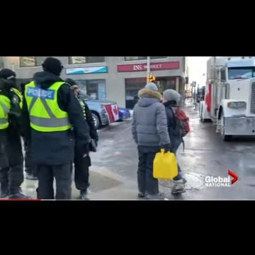 Canadian truckers get creative