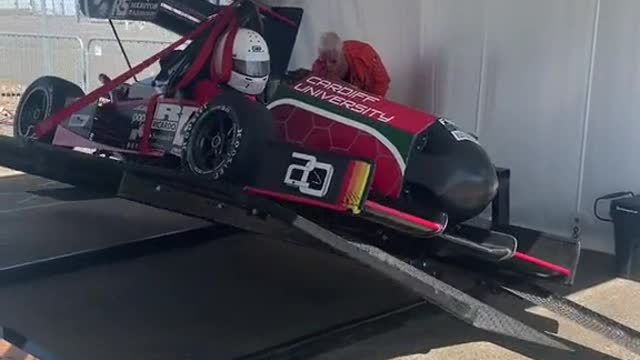 The racer passed the censor