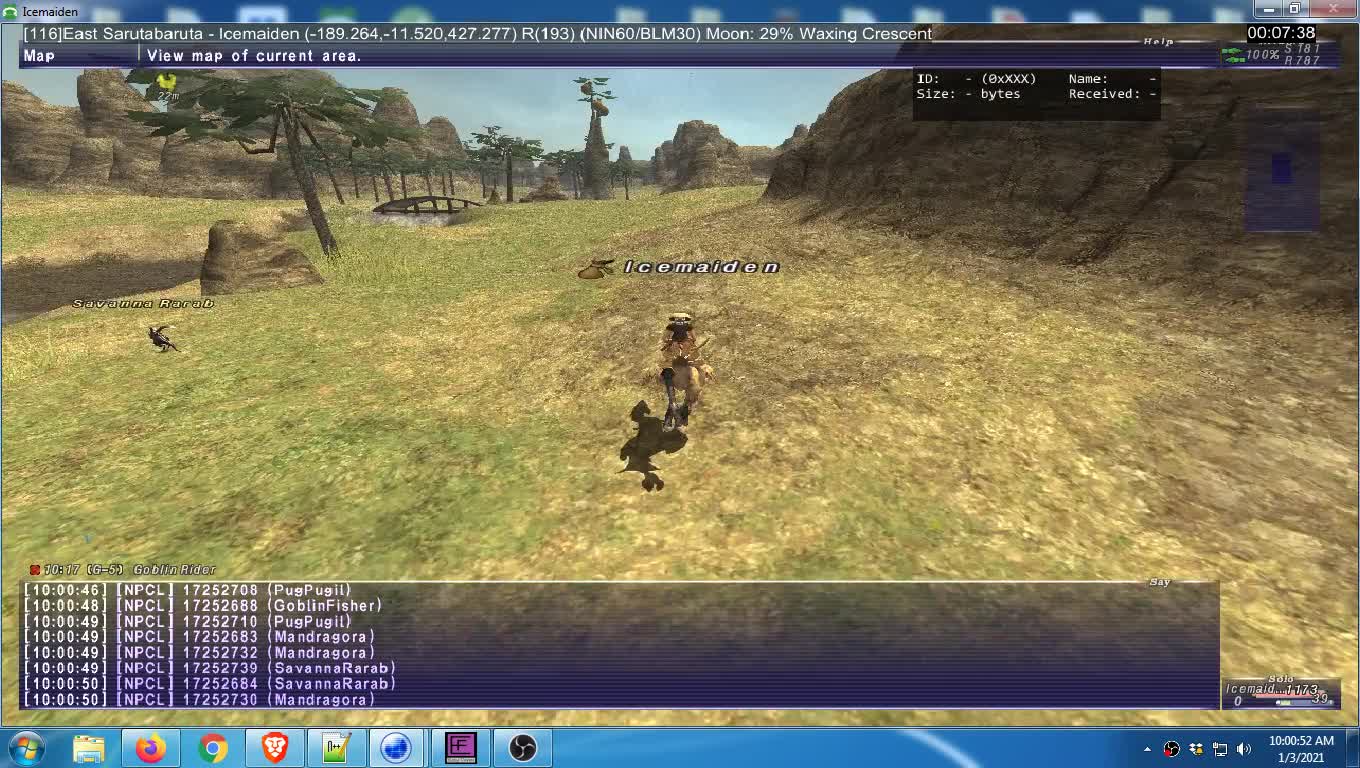E Sarutabaruta - NPC[Goblin Rider] Misc Pathing