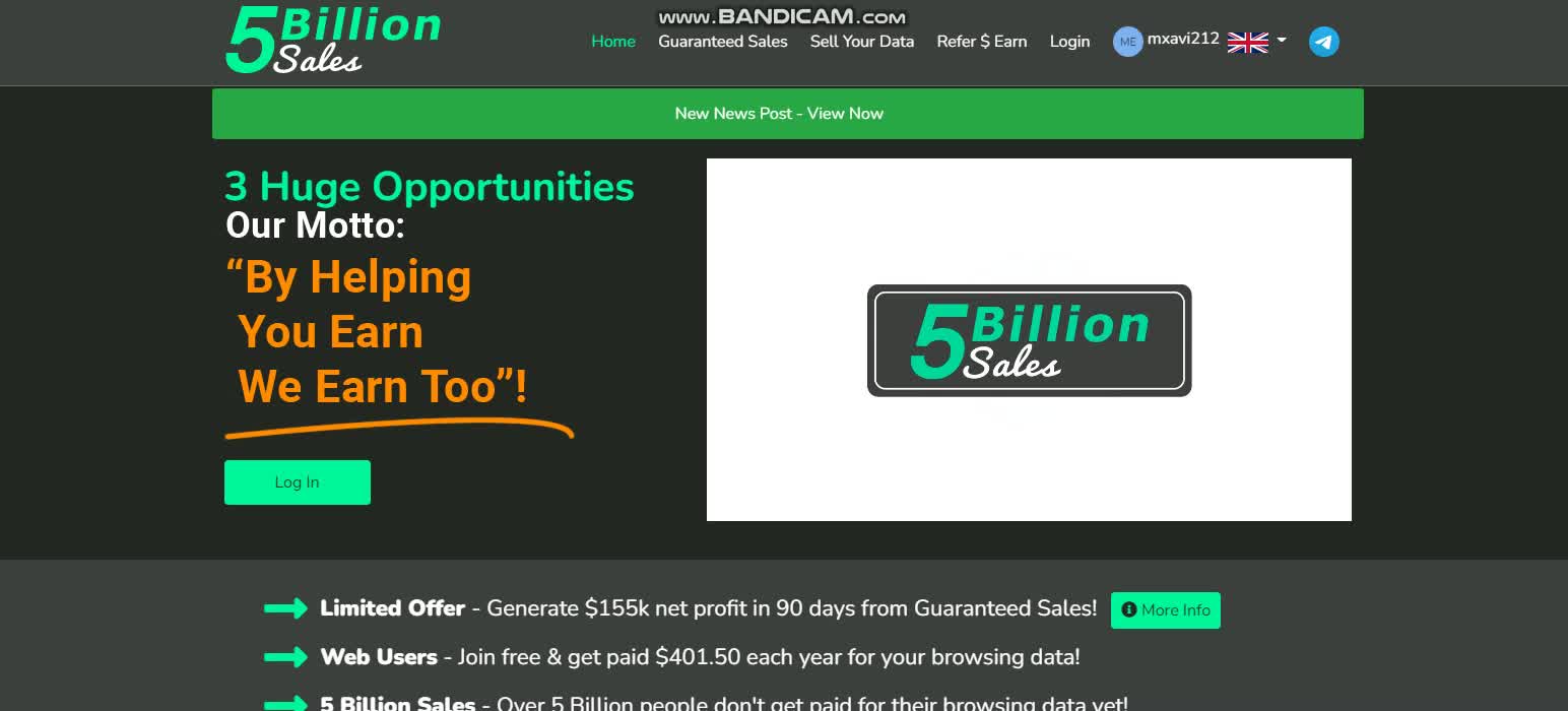 Earn Money Online Selling your used DATA