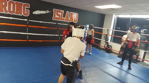 Joey sparring Jacob 9/1/22