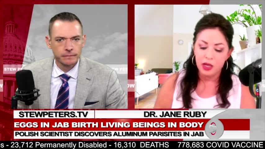 Stew Peters Show : Scientist Discovers Hatching Eggs Inside Vaccine Jabs