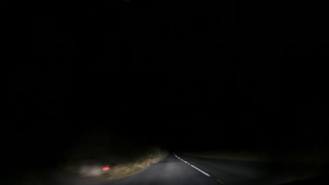 Night driving. GoPro speedlapse. Dartmoor
