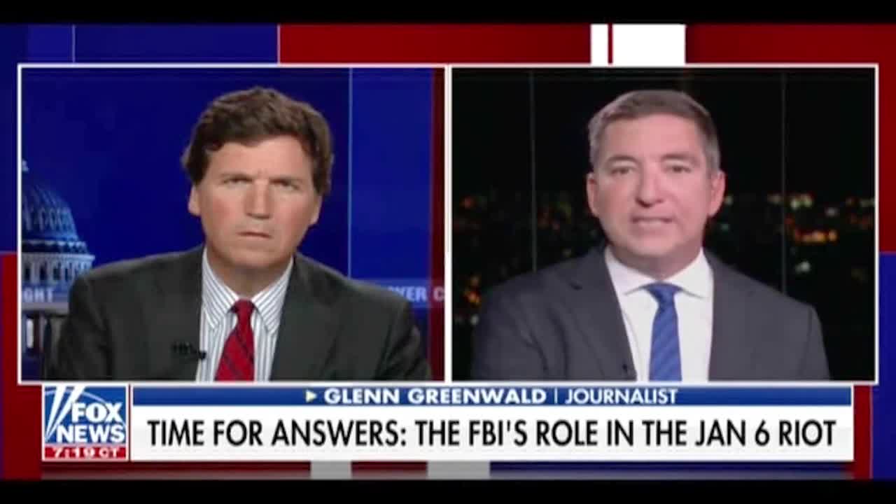 Tucker on police/FBI not informed on jan. 6 riots