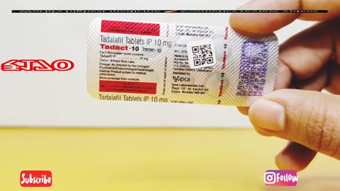 Tadact 10 इरेक्टाइल डिस्फंक्शन की दवा नपुंसकता की दवा Tadalafil tablet uses in Hindi