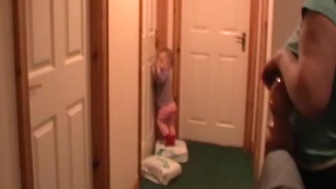 How Toddler Twins Open a Door