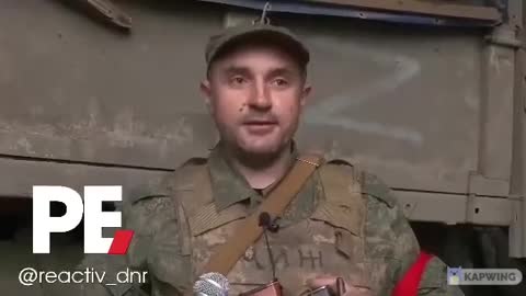 This defender of Donbass since the end of February at the front