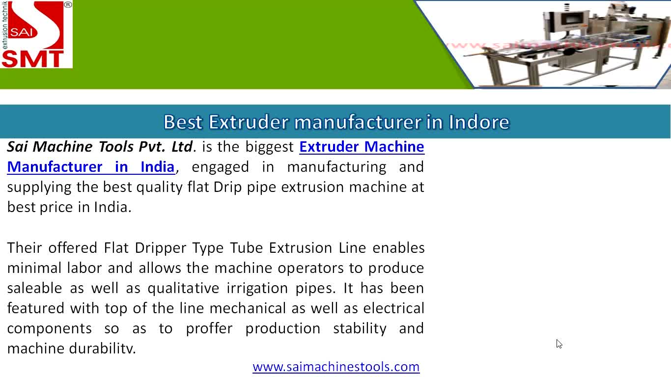 SMT Flat Drip Pipe Machines: Best Features & Application