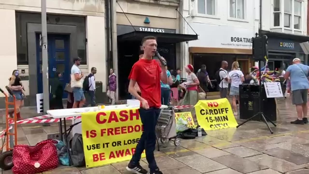 James Harvey Speaks in Cardiff Against 15 Minute Cities (04/08/23)