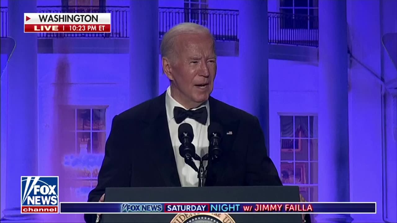 Biden dunks on himself, Trump at White House Correspondents' Dinner