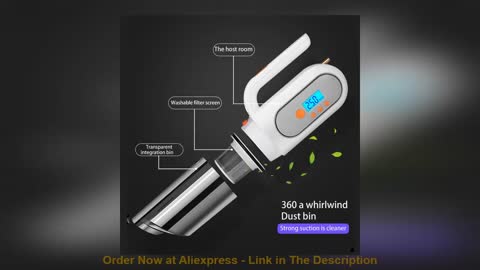 ⭐️ 4In1 Wired Charging Car Vacuum Cleaner Air Pump Powerful Auto Tire Pressure Detection Inflatable