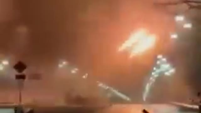 Ukrainian troops responding to Russia's attack on kyiv last night