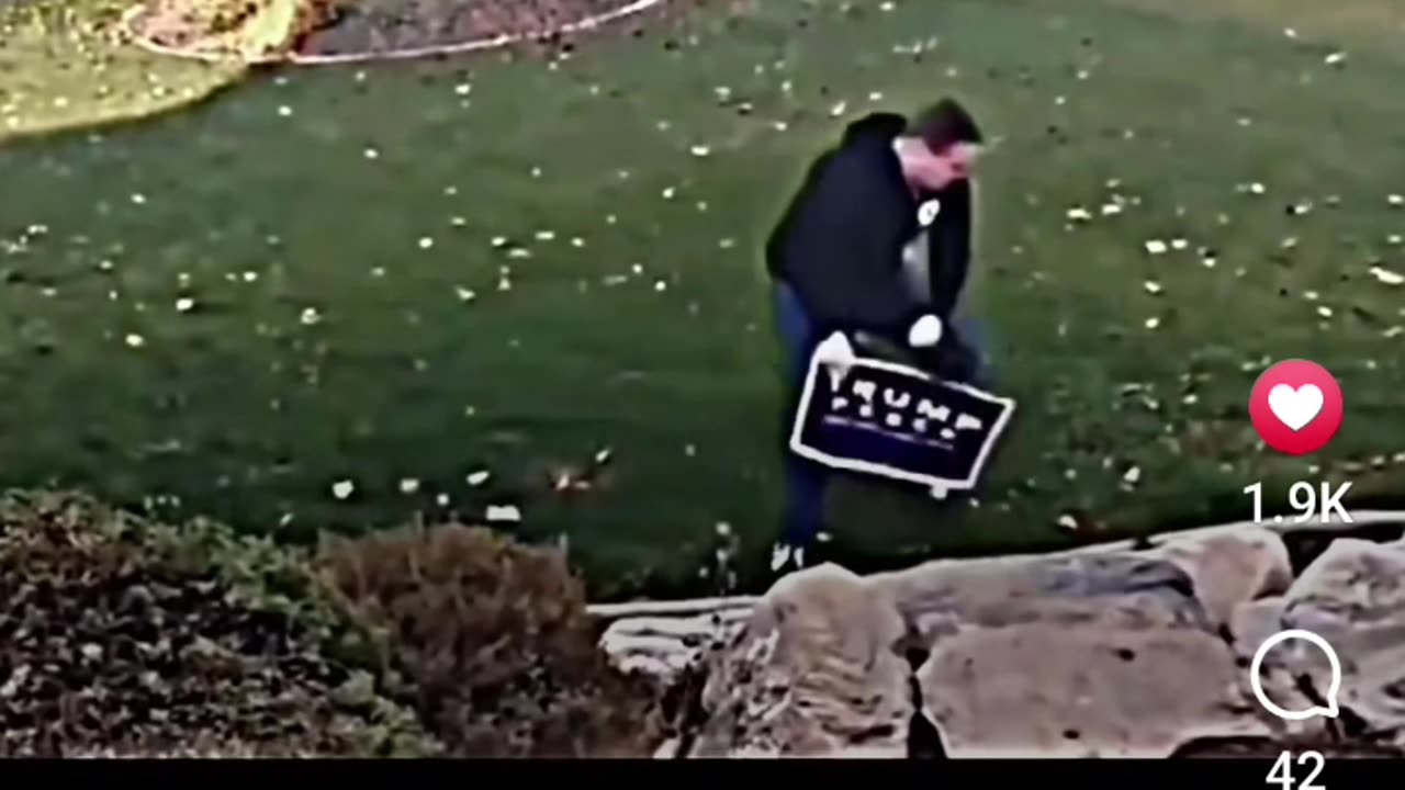 Electrified Trump Sign