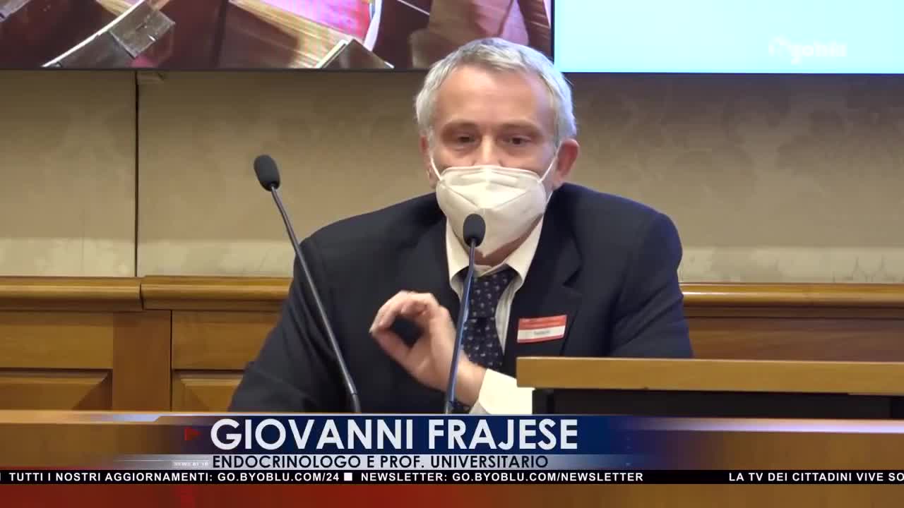 Giovanni Frajese al Senato della Repubblica