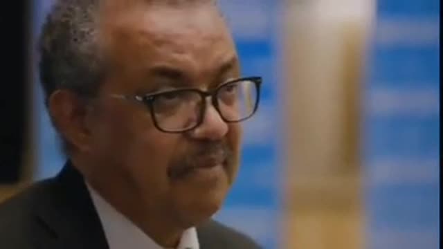 WHO Director Tedros A.G. smiles as he admits he’s not vaccinated...