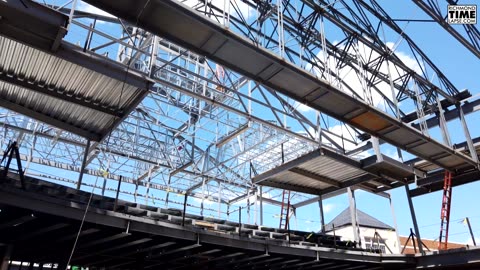 Steel Catwalk Install Time Lapse