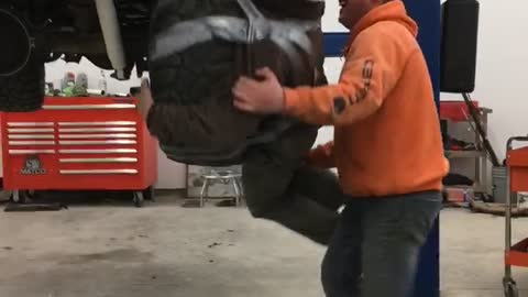 Duct Tape Tire Test