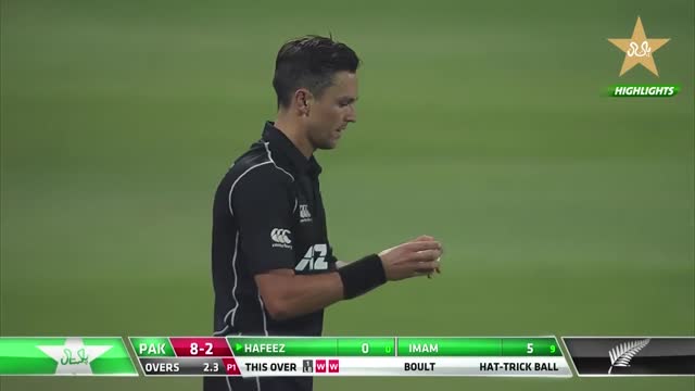 Trent Boult brilliant hat trick against pakistan