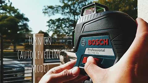 Bosch 360 Laser Level GLL3-60XG Green Light Vertical And Horizontal