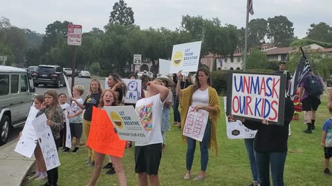 "Let Them Breathe" Rally, Palos Verdes Drive West and Via Corta