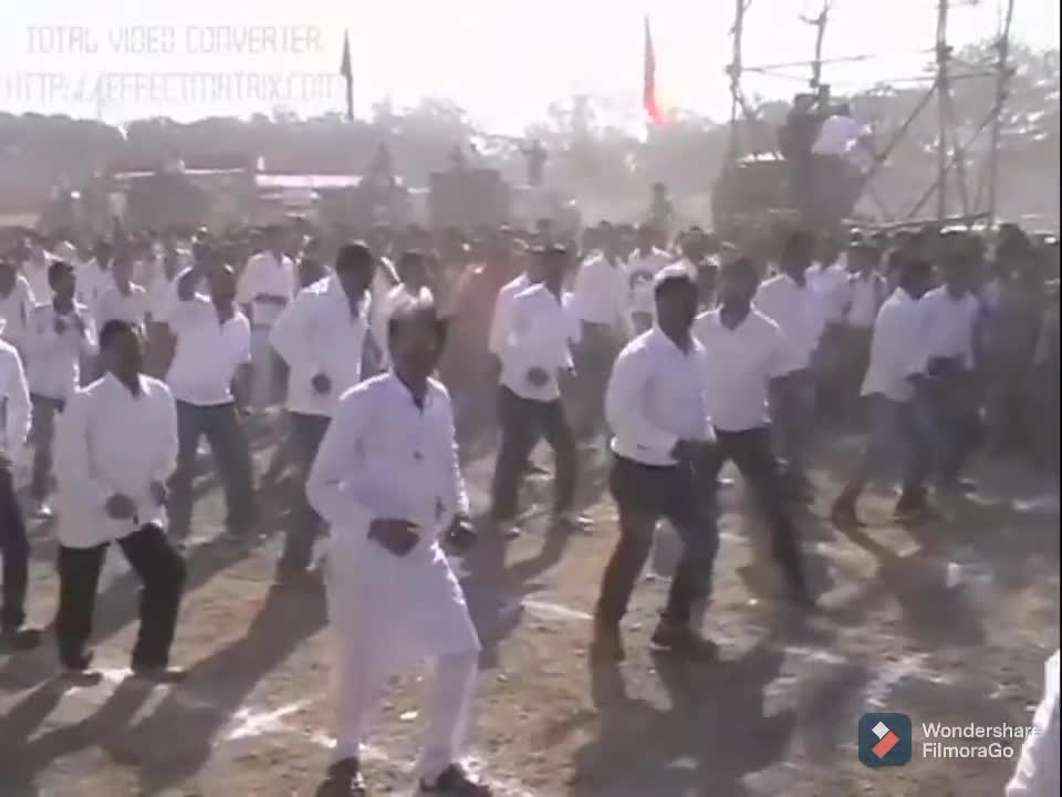 people dance in India during Festival