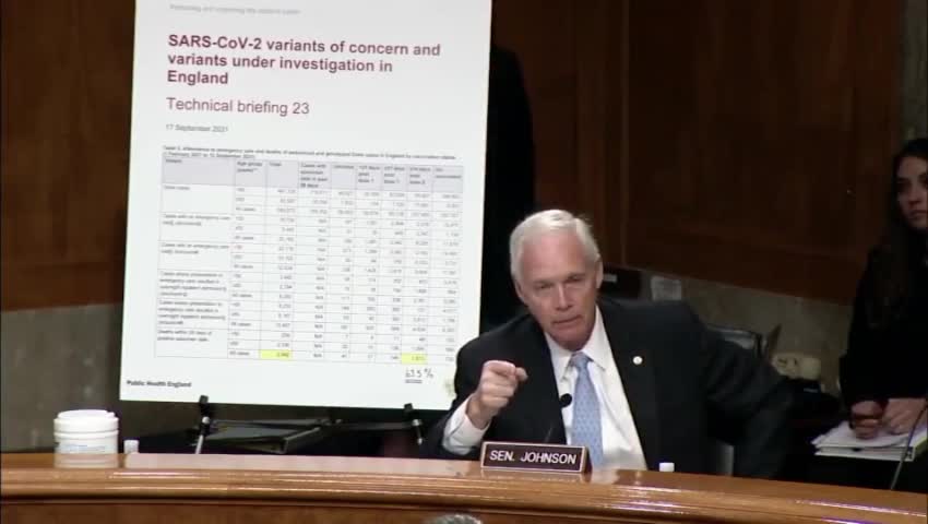 U.S. Senator Ron Johnson Grills & Chastises Social Media Companies