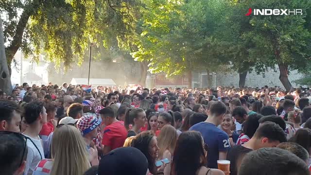 Atmosfera u Splitu uoči polufinalne utakmice