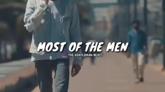 Most of the man