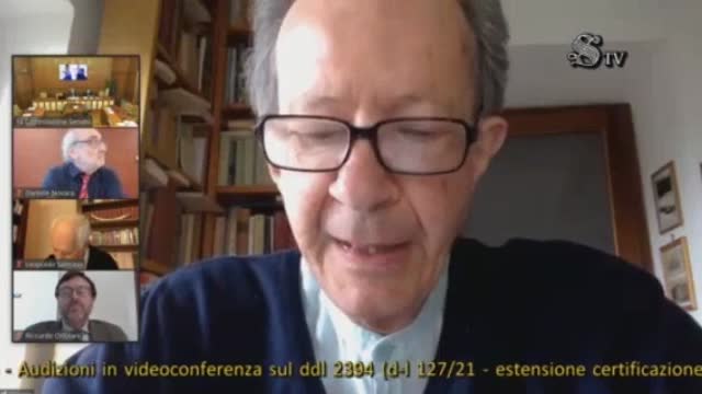 L'intervento bellissimo di poco fa del prof. Giorgio Agamben...