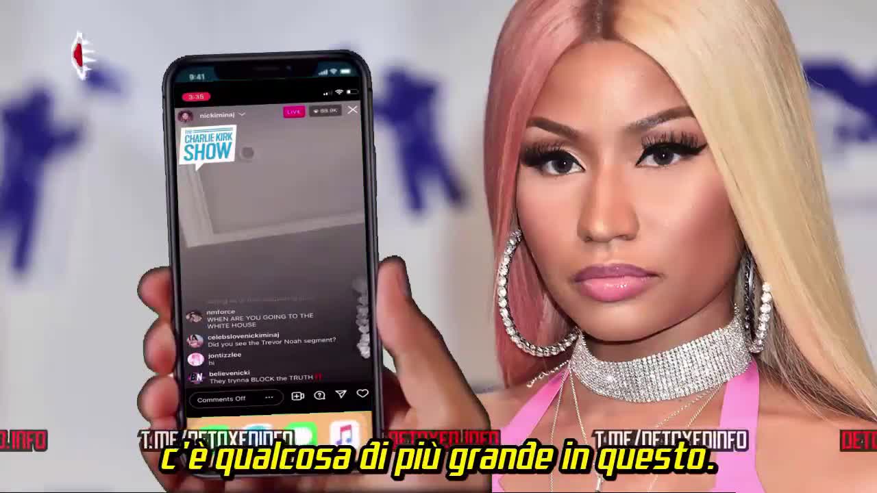 Nicki MINAJ: “Aprite gli occhi. Dietro tutto questo c’è qualcosa di più grande."