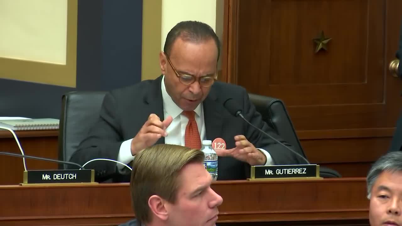 Democrat Rep. Interrupts FBI Hearing ‘I’d Like to Ask You About Sexual Assault by the President’