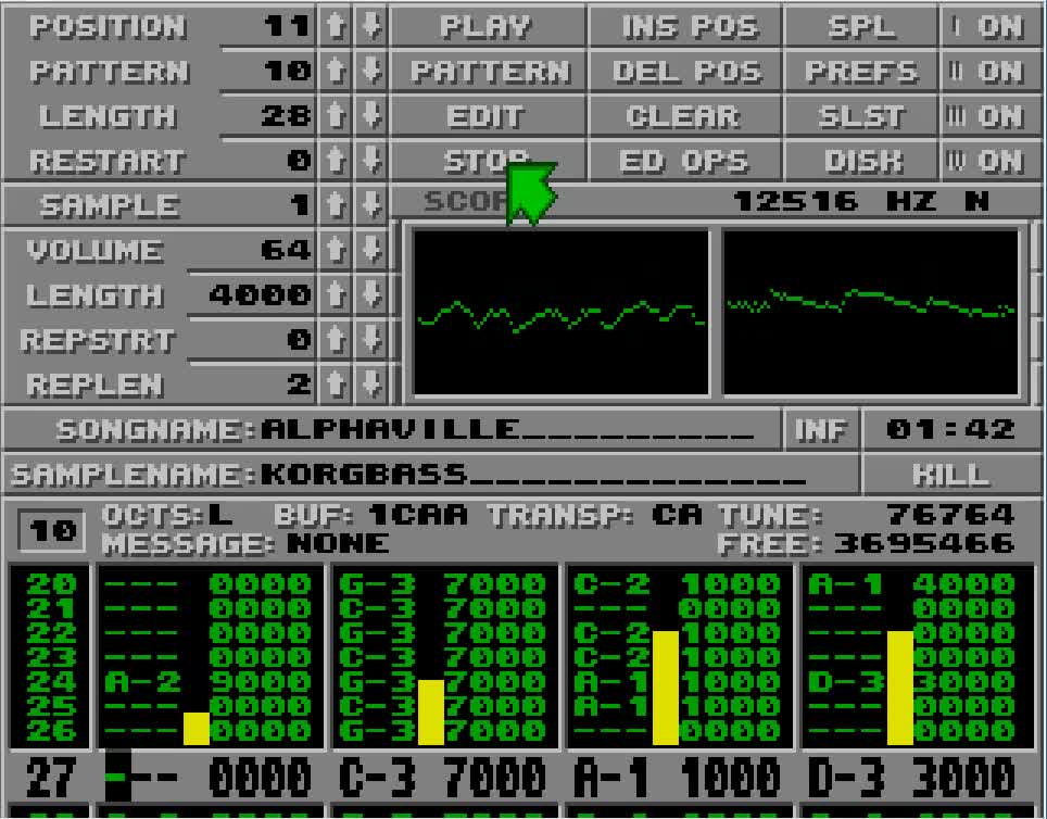 Amiga and Atari ST Protracker Music Mods - Big In Japan