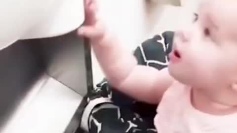 Funny Baby Videos playing # Short