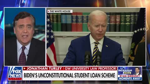 Jonathan Turley: Dems are praising Biden for circumventing Congress