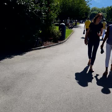 Vevey walking in Switzerland lake blue water