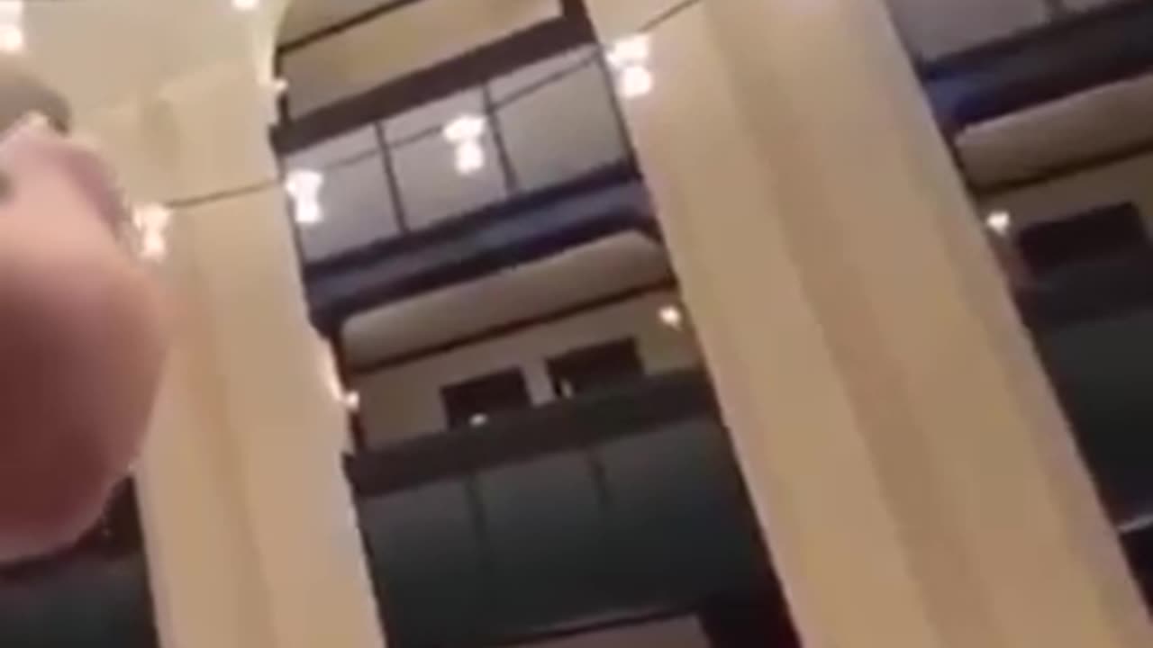 man raises questions about, pfizer vaccine gets grabbed by the throat, by a vaccine nazi.