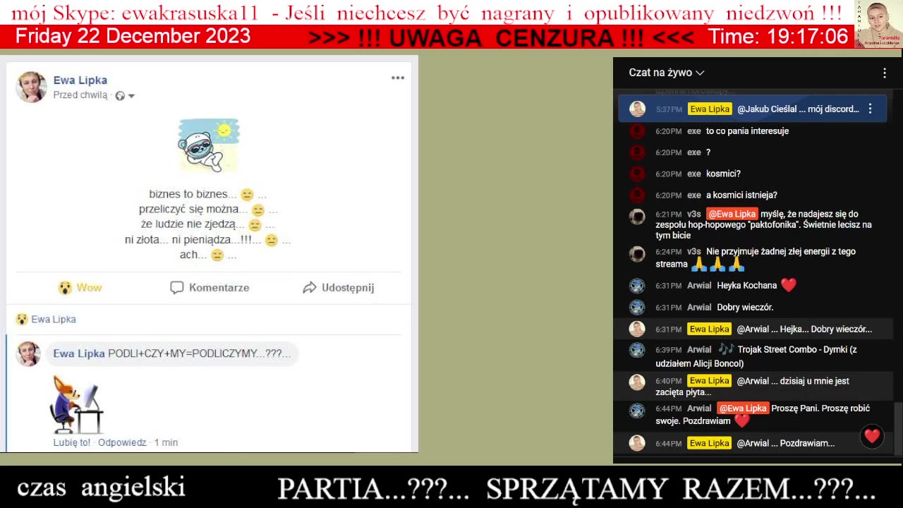 Weryfikacja Macieja do Discord - SĄD OSTATECZNY na mojej transmisji 👮♀️ - 22.12.2023 rok