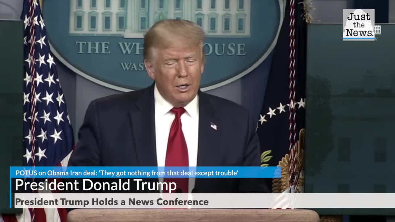 POTUS on Obama Iran deal: 'They got nothing from that deal except trouble'