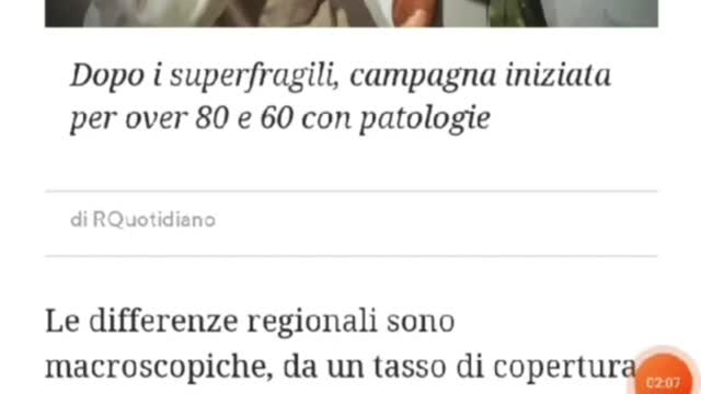 Flop 4^ dose: in Campania solo 164 persone, in Molise soltanto l'1,1%!