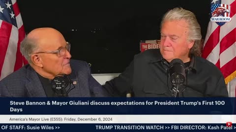 Steve Bannon w/ America's Mayor: Situation Update! - 12/06/24