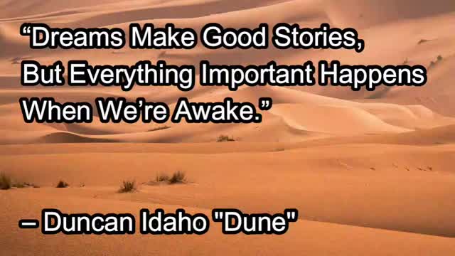 Duncan Idaho "Dune" movie quotes