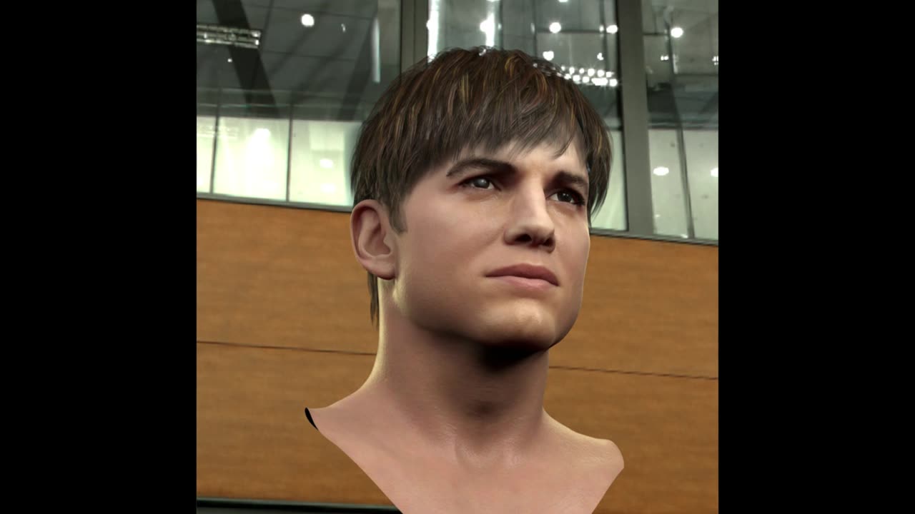 3d model Ashton Kutcher