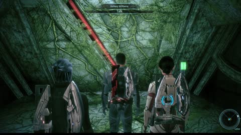 Shepard Crew Trying To Enter Planet Ilos Ruins Mass Effect Mod Game-play