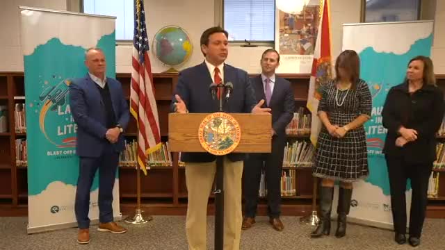 Florida Governor Ron DeSantis asks Reporter if He Should Call Him an SOB