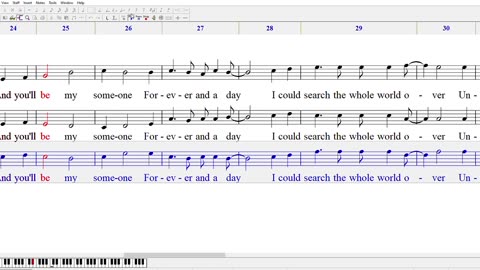 Never Find Another You (baritone)