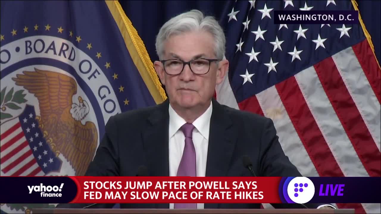 Fed Chair Powell goes forward with 75 basis-point rate hike, signals slowing of rates in the future