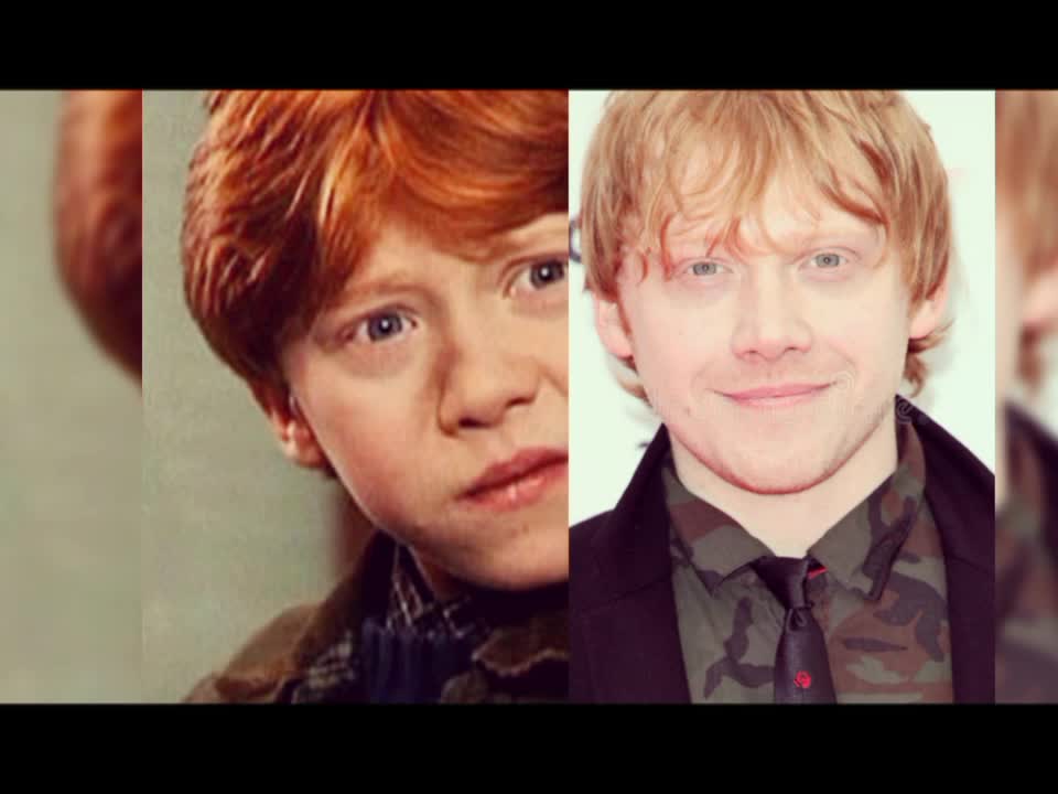 Harry Potter Cast Then and Now