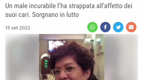 Alcuni malori dal 12/09/2022 al 15/09/2022