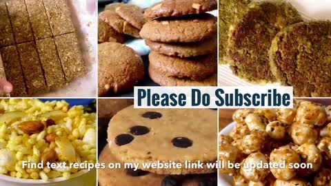 6 Healthy Snack Recipes Ready to Eat Snacks Homemade Biscuits & Namkeen Weight Loss