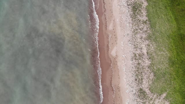 Issyk-Kull lake, Kyrgyzstan (Air View)